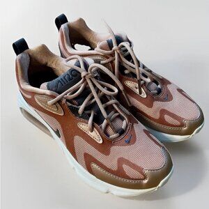 Nike Air Max 200 Holiday Sparkle Red Bronze 7 EUC
